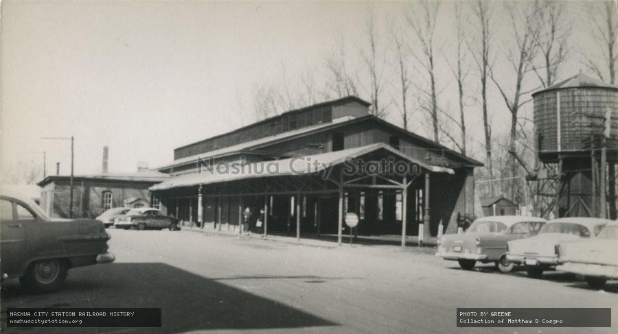 Postcard: Central Vermont Railroad Station, Essex Junction, Vermont